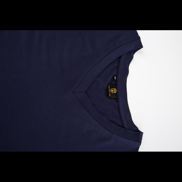KING NEW YORK, V-NECK T-SHIRT, BLUE NAVY. - Picture 3 of 15